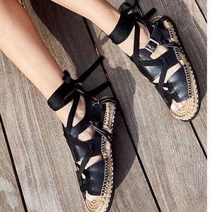 Free People X Matisse Tabi Tie Sandals